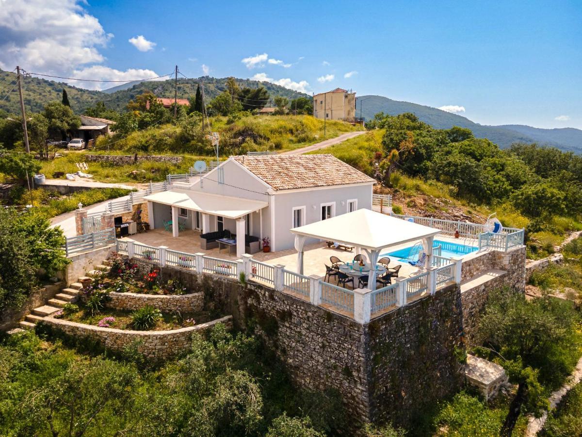 Villa Orizontas Corfu, Private Villa With Breathtaking Views Loutses Buitenkant foto