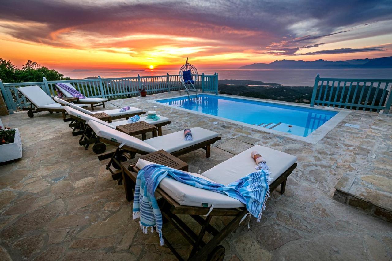 Villa Orizontas Corfu, Private Villa With Breathtaking Views Loutses Buitenkant foto