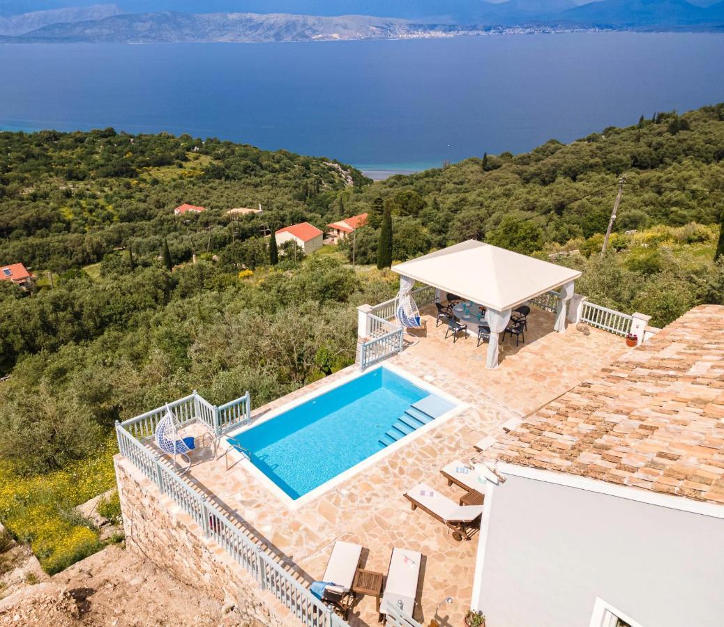 Villa Orizontas Corfu, Private Villa With Breathtaking Views Loutses Buitenkant foto