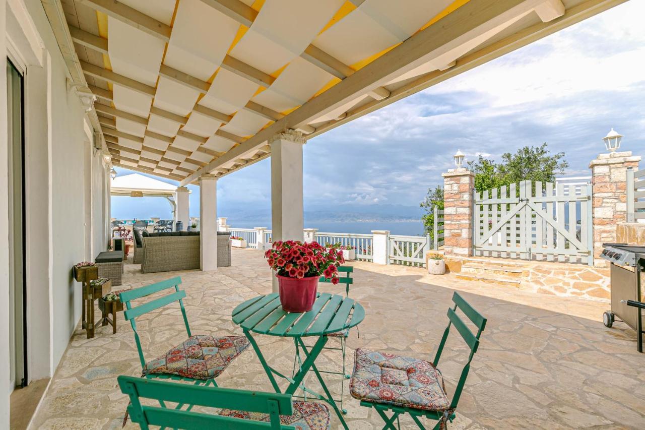 Villa Orizontas Corfu, Private Villa With Breathtaking Views Loutses Buitenkant foto