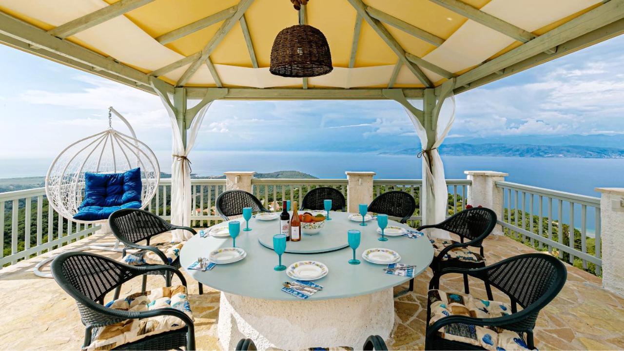 Villa Orizontas Corfu, Private Villa With Breathtaking Views Loutses Buitenkant foto