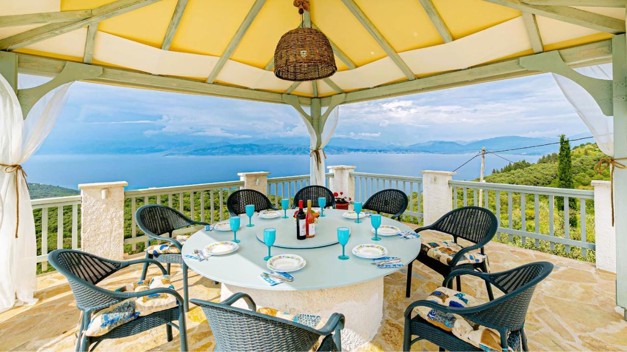 Villa Orizontas Corfu, Private Villa With Breathtaking Views Loutses Buitenkant foto