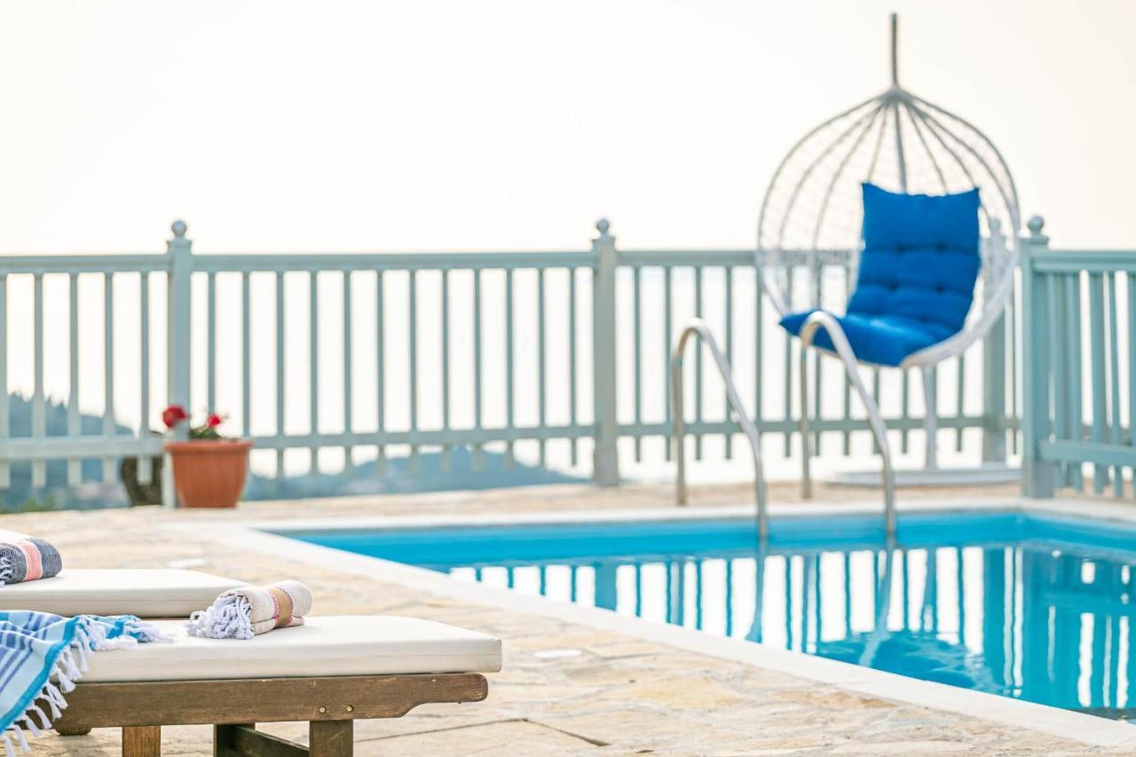 Villa Orizontas Corfu, Private Villa With Breathtaking Views Loutses Buitenkant foto
