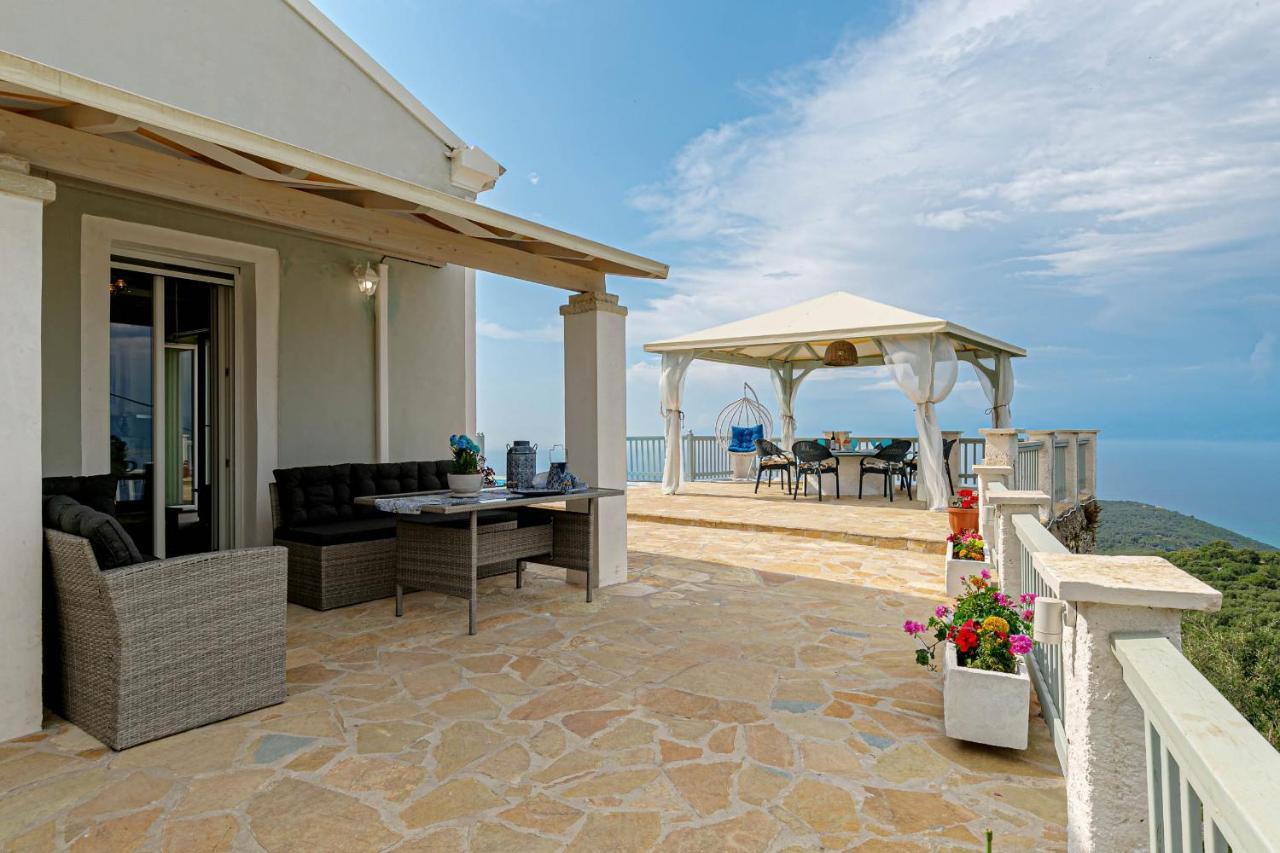 Villa Orizontas Corfu, Private Villa With Breathtaking Views Loutses Buitenkant foto